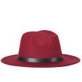 Woolen jazz hat fashion bonnet Felt Panama Hat